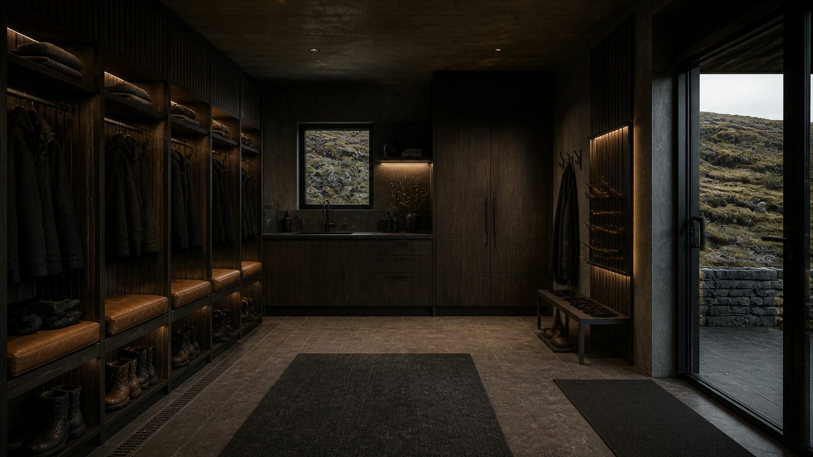 Mudroom, a room in Basalt House