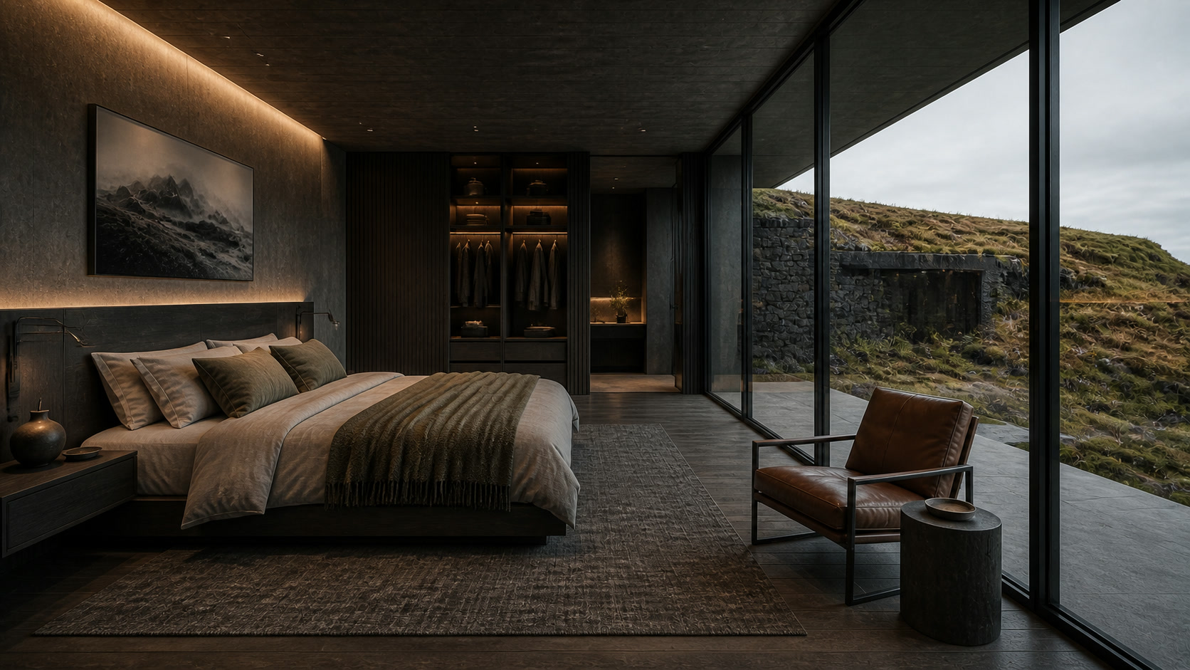 Moss suite, a room in Basalt House