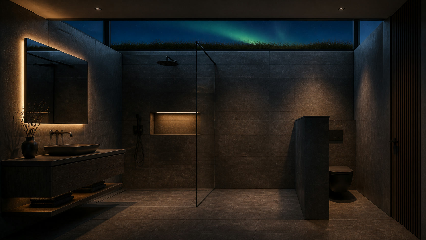 Aurora ensuite, a room in Basalt House